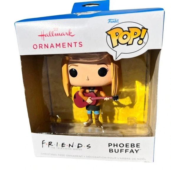 NEW Hallmark FRIENDS Phoebe Buffay - FUNKO POP!Cute Christmas Ornament - Picture 5 of 7